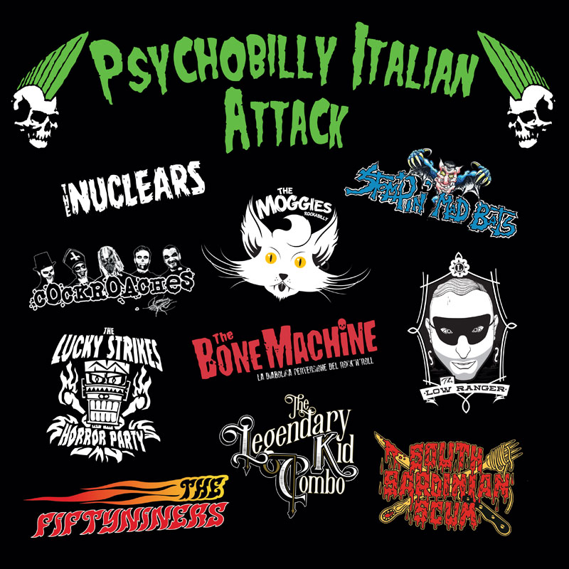 PSYCHOBILLY ITALIAN ATTACK VOL.1 – VINYL 12″